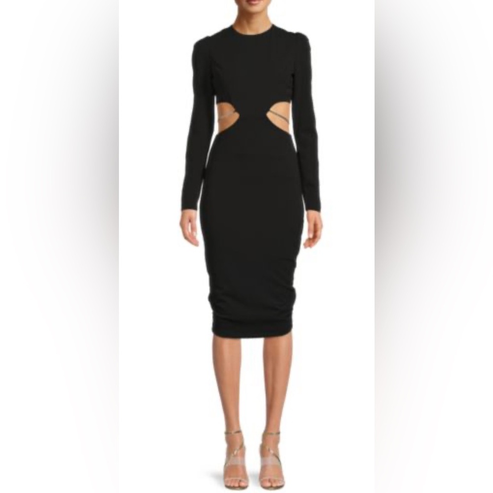 LEA & VIOLA
Waist-Cutout Bodycon Dress